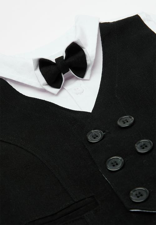 Pop Candy - 4 piece suit set-black & white
