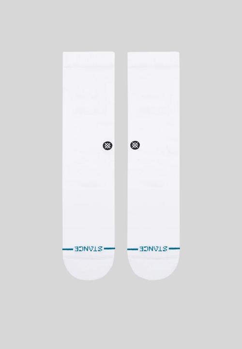 Stance Socks - Icon crew - white
