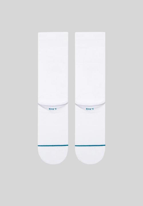 Stance Socks - Icon crew - white