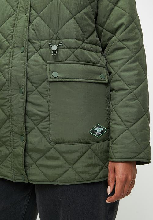 Cotton On - Plus Alpine Patch Pocket Jacket - Forest Green