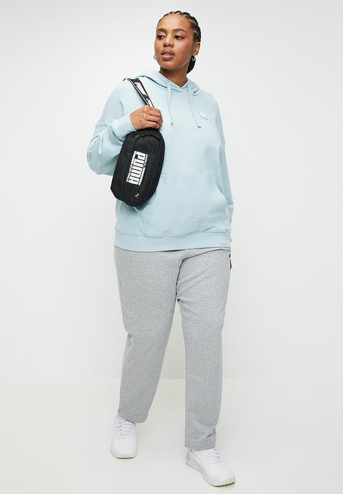 PUMA - Plus Ess Small No. 1 Logo Sweatpants - Light Gray Heather