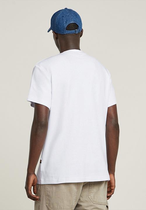 G-STAR - old skool logo r t - white
