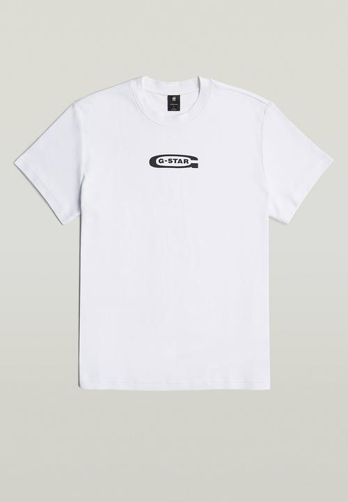 G-STAR - old skool logo r t - white