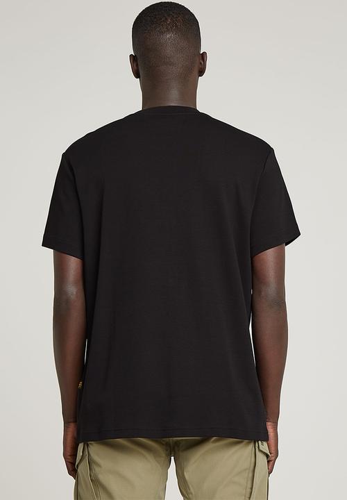 G-STAR - old skool logo r t - black