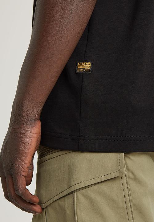 G-STAR - old skool logo r t - black