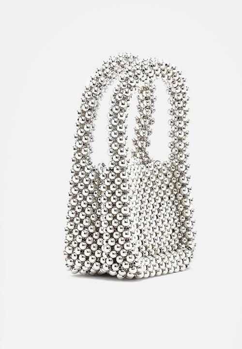 boohoo - Premium Silver Bead Grab Bag - silver