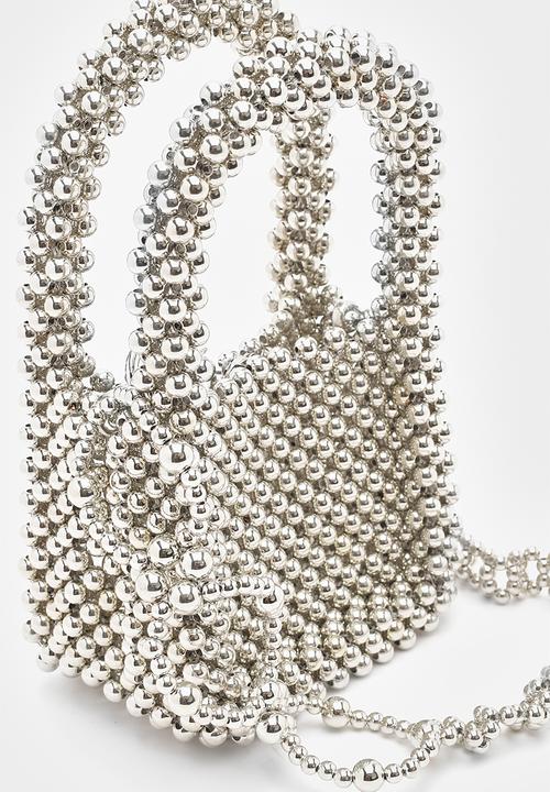 boohoo - Premium Silver Bead Grab Bag - silver