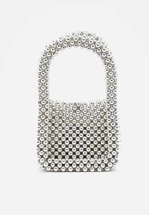 boohoo - Premium Silver Bead Grab Bag - silver