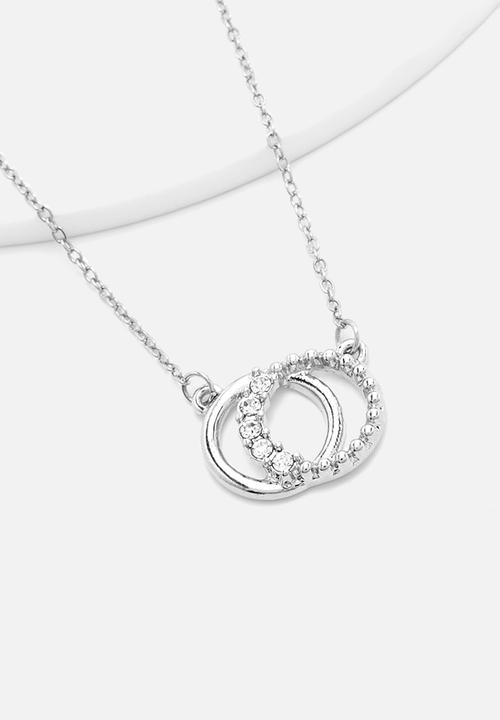 boohoo - Links Necklace And Earring Set - silver