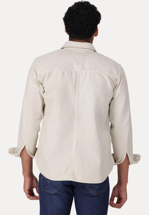 Levi’s® - Long sleeve auburn worker za harp silver birch ga