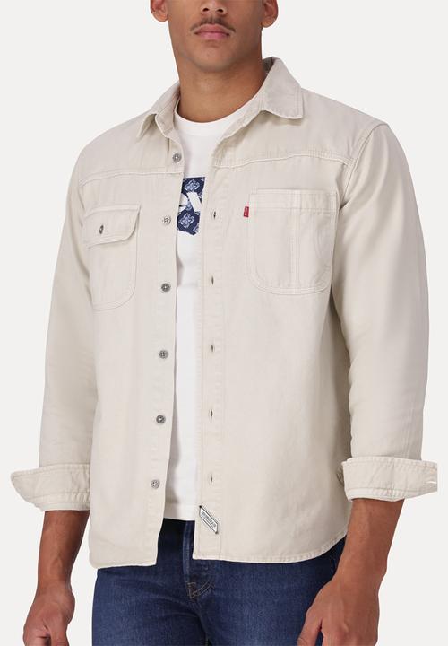 Levi’s® - Long sleeve auburn worker za harp silver birch ga
