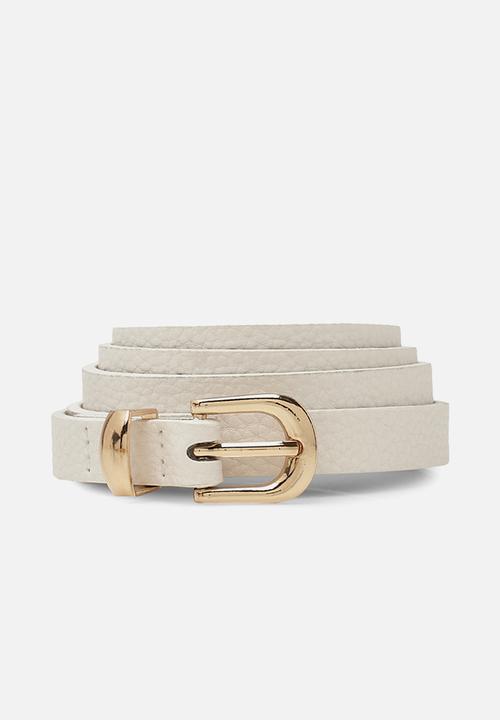 boohoo - 3 Pack Skinny Belt - black