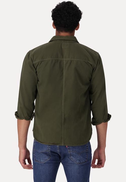 Levi’s® - Long sleeve auburn worker -  erick kombu green 