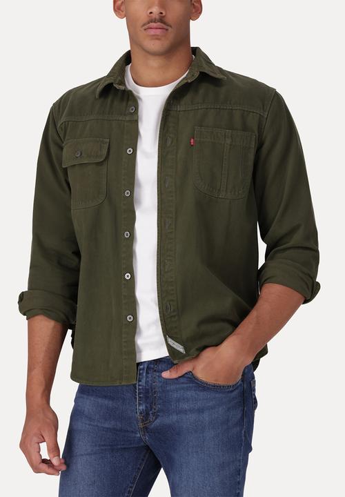 Levi’s® - Long sleeve auburn worker -  erick kombu green 
