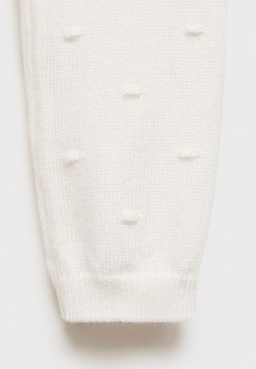 MANGO - Cardigan sally - natural