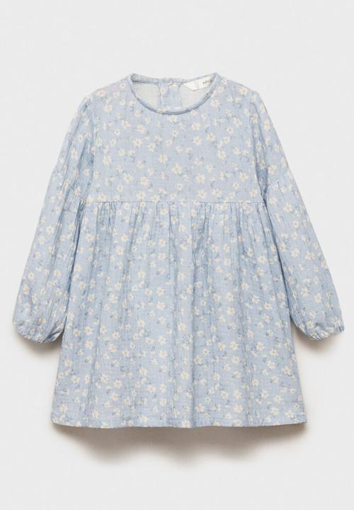 MANGO - Dress lille - light pastel blue