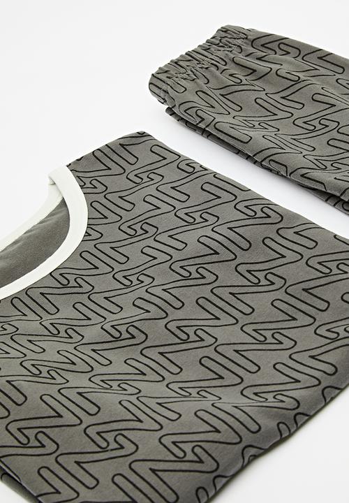 Pop Candy - Pj set - grey