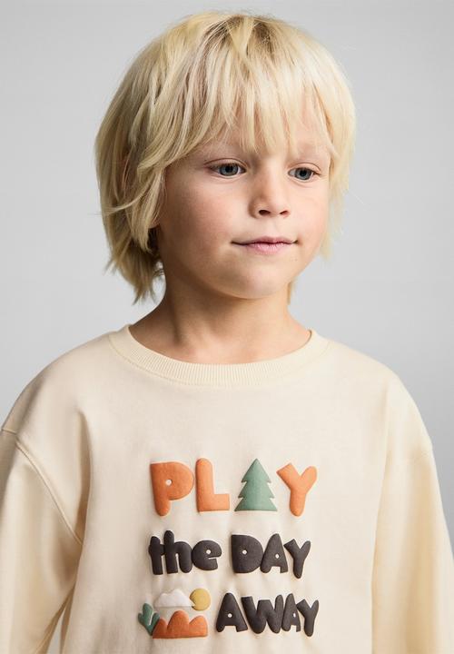 MANGO - T-shirt away - light beige