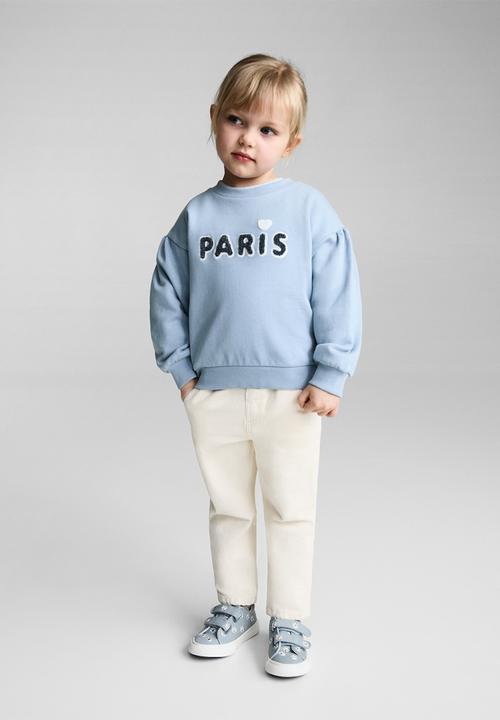 MANGO - Sweatshirt paris - medium blue