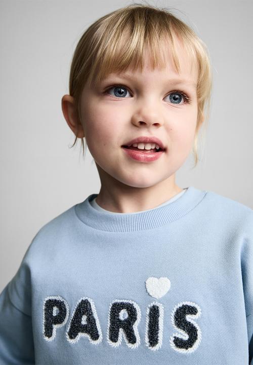 MANGO - Sweatshirt paris - medium blue