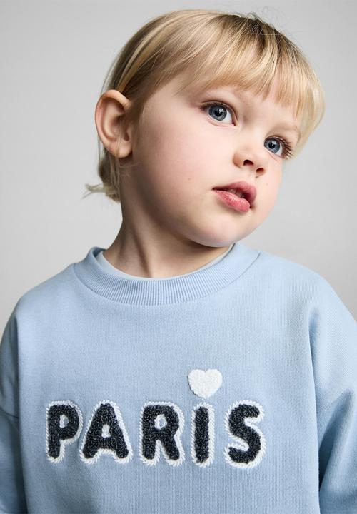 MANGO - Sweatshirt paris - medium blue