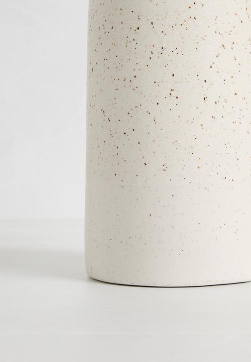 Sixth Floor - Sandstone Candle Holder - Ivory
