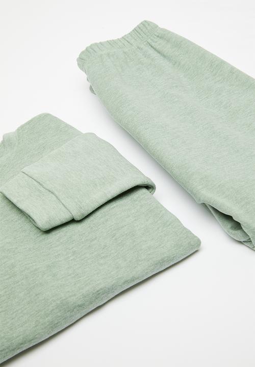Pop Candy - Top and bottom set - sage green