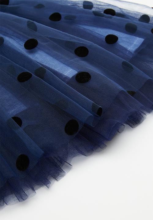 Pop Candy - Polka dot tutu skirt - blue