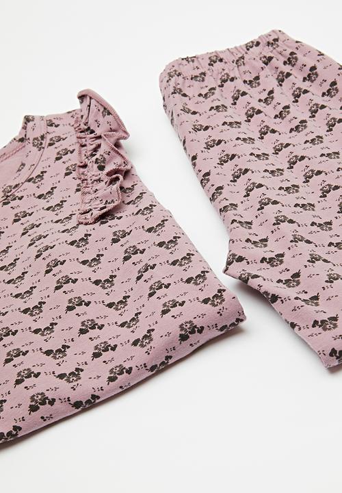 Pop Candy - Frilled top & bottom set - purple
