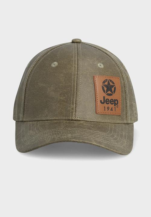 JEEP - Oil Skin Cap - Olive