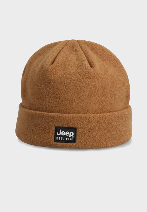 JEEP - Polar Fleece Beanie - Brown