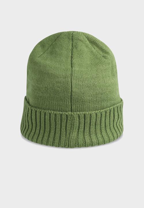 JEEP - Chunky Knit Beanie - Olive
