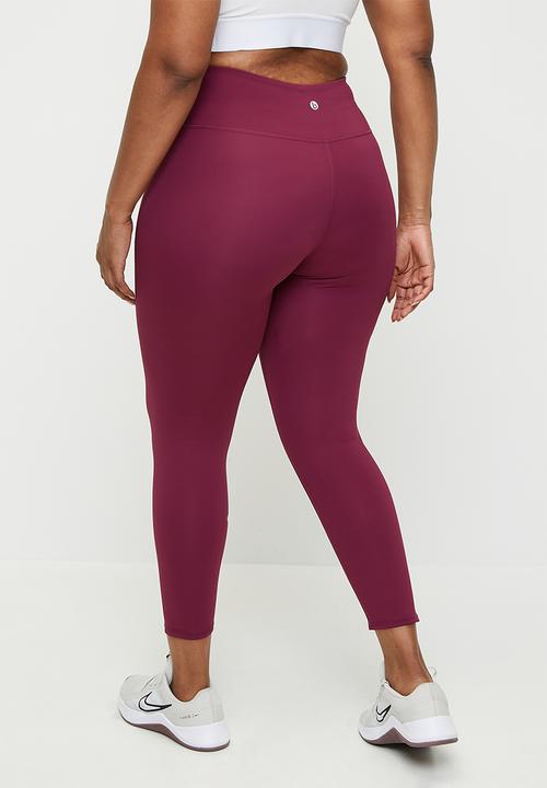 Cotton On - Plus Bondi Everyday 7/8 Tight - Sangria