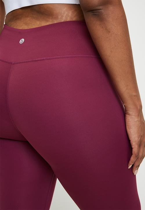 Cotton On - Plus Bondi Everyday 7/8 Tight - Sangria