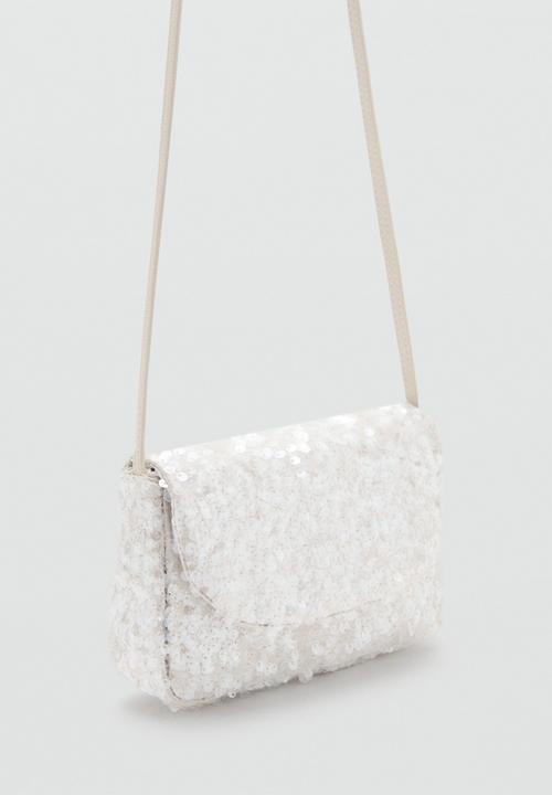 MANGO - Mini bag florie - natural
