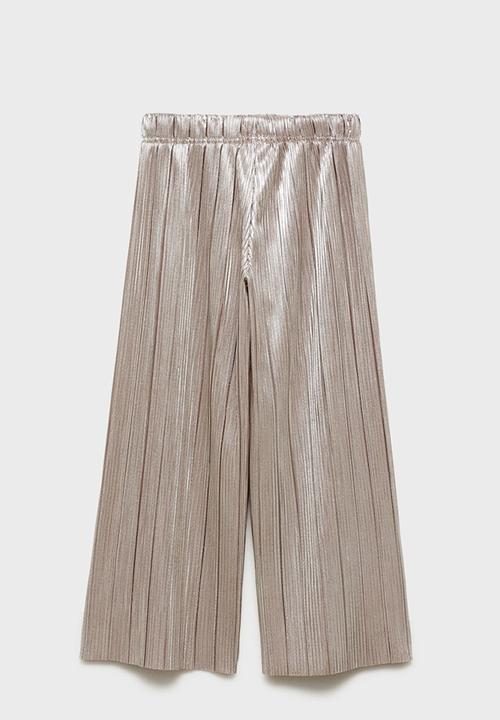 MANGO - Trousers nieves - lt pastel grey