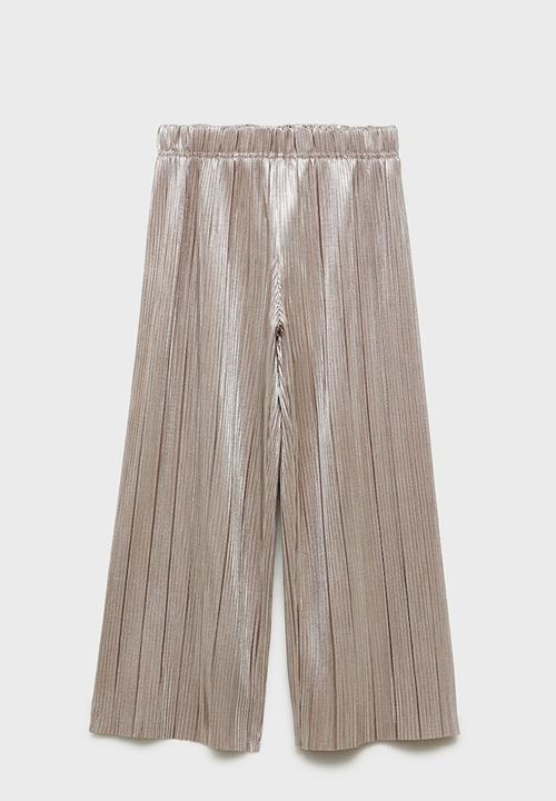 MANGO - Trousers nieves - lt pastel grey