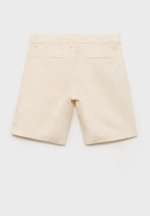 MANGO - Bermudas calatea - light pastel brown