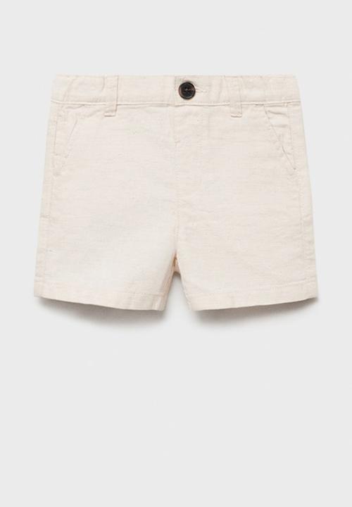 MANGO - Bermudas calateab - light pastel brown