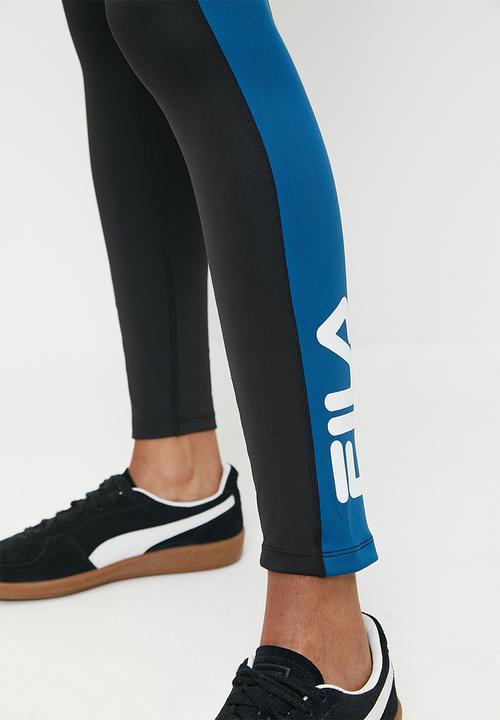 FILA - Elaine Leggings - Black/Blue Lolite