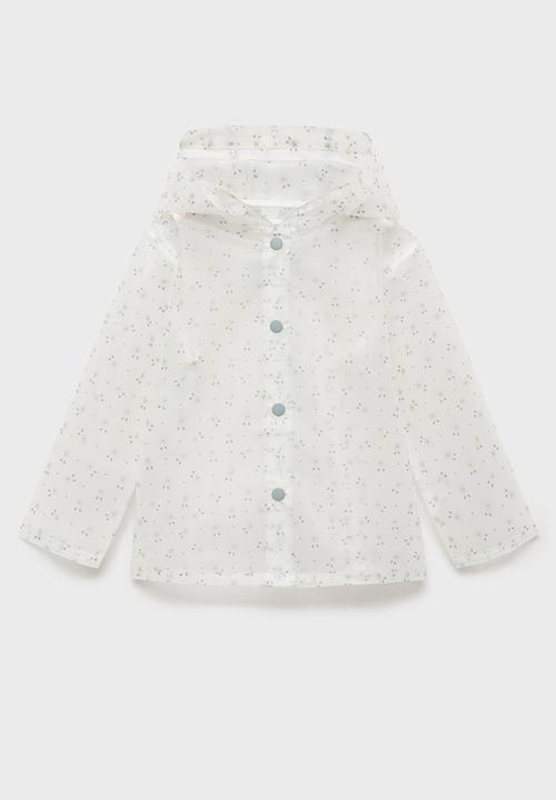 MANGO - Jacket chubas - white