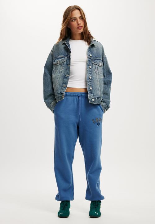 Cotton On - Classic fleece sweatpant - azure blue