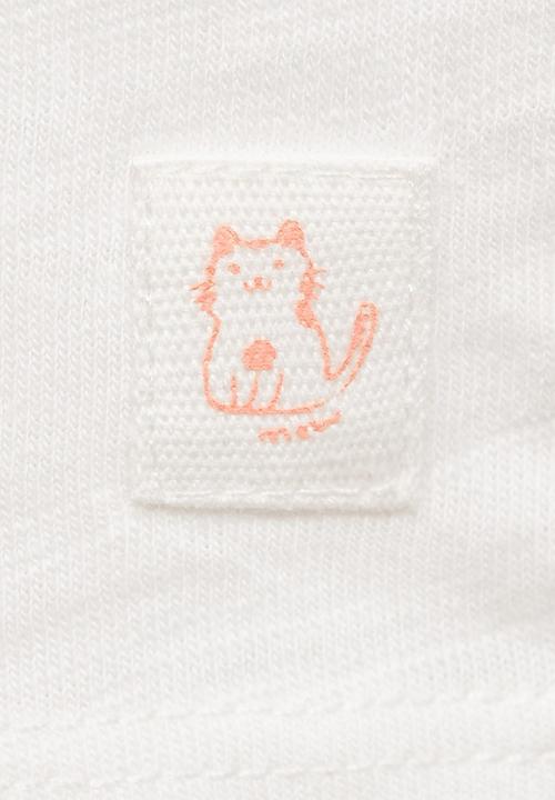 MANGO - T-shirt mew - natural
