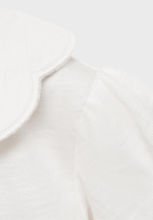 MANGO - T-shirt mew - natural
