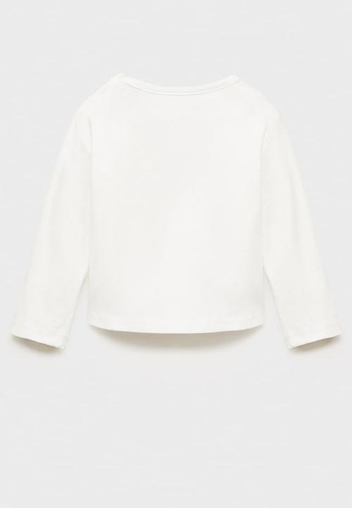 MANGO - T-shirt playful - natural