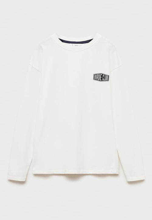 MANGO - T-shirt birdie - natural