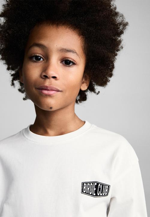 MANGO - T-shirt birdie - natural