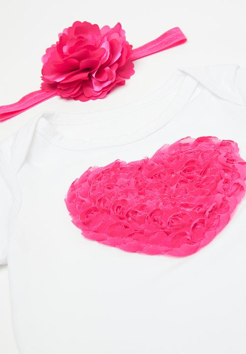 Pop Candy - 3 Piece set-pink & white