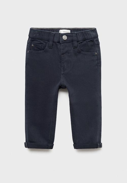 MANGO - Trousers lima - navy