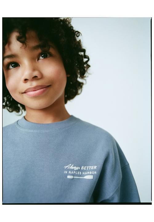 MANGO - Sweatshirt speed - medium blue